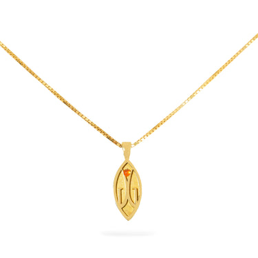 gaudess logo necklace