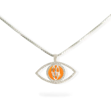 gaudess envy eye necklace gold