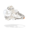 gaudess pearl ring silver ring
